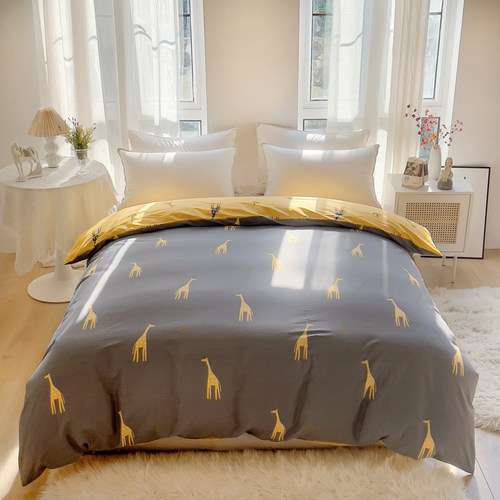 加厚加密简约纯棉被套