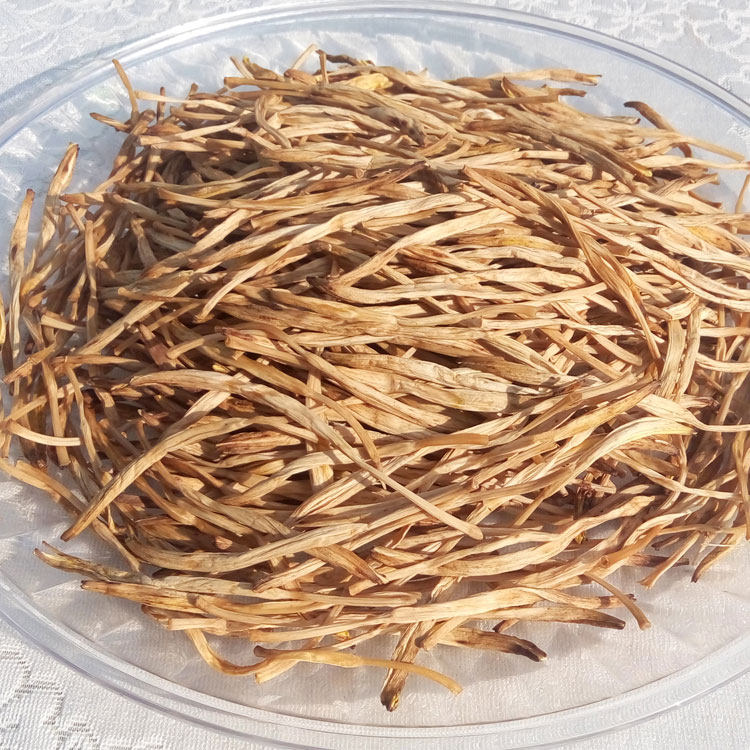孕妇食材天然晒干庆阳黄花菜精选直条金针菜干货忘忧草500克包邮