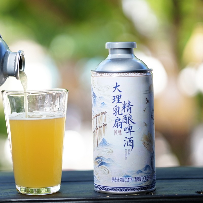 新品上市-大理发货云南原产品质乳扇精酿啤酒精酿750ml