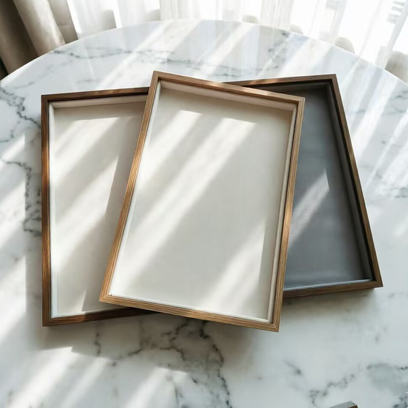 大容量胡桃木珠宝首饰陈列托盘木质手镯手链手表眼镜手串耳饰品盘