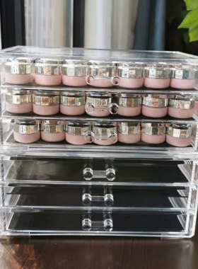 日本光疗透明美甲饰品