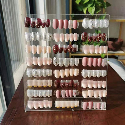 l型美甲日式色卡作品样板透明