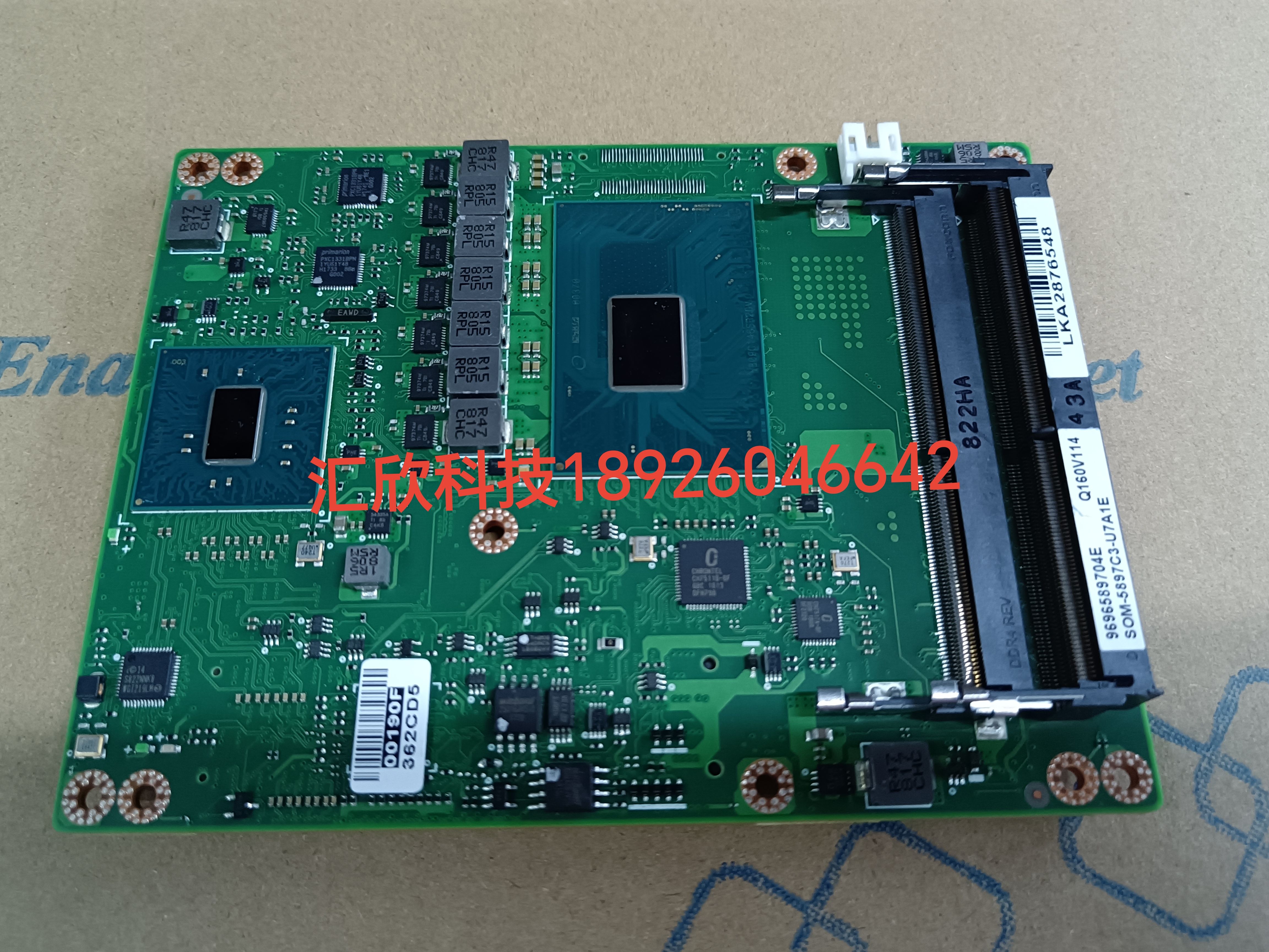 研华SOM-5897主板第六代Intel Core Celeron处理器带LAN嵌入 议价