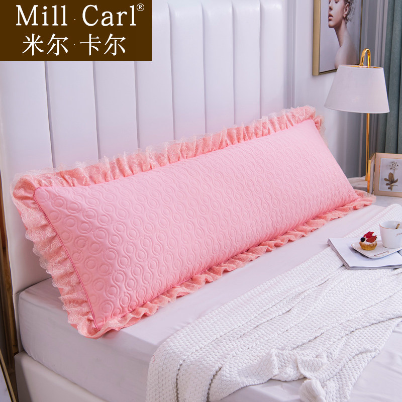 韩版蕾丝全棉双人纯棉情侣长枕套