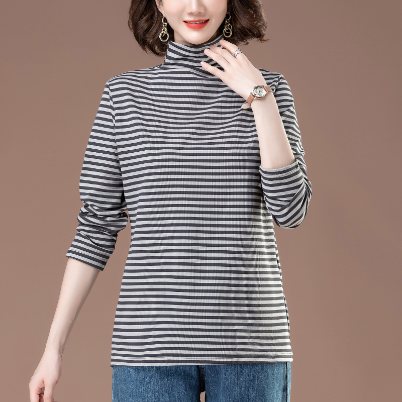 凯诗帕长袖休闲百搭高领打底衫