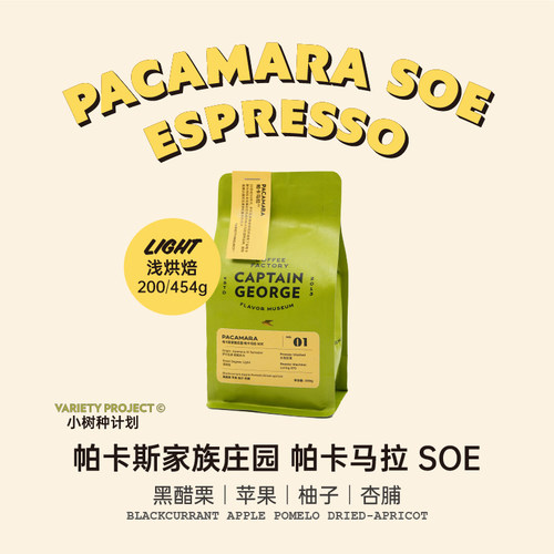 乔治队长帕卡马拉意式咖啡豆