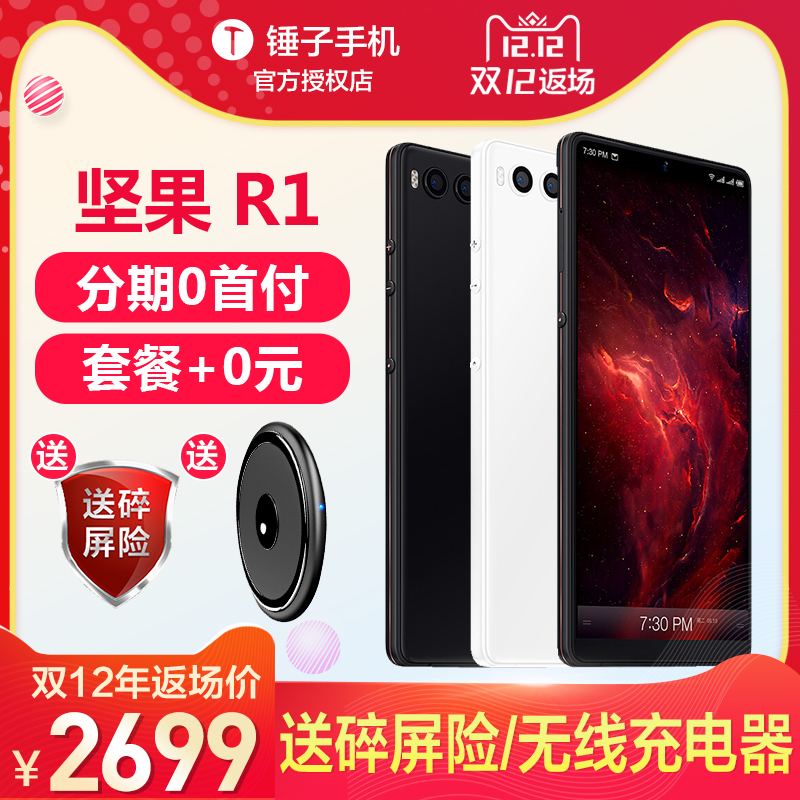 分期免息【送无线充+碎屏险】SMARTISAN/锤子 坚果手机 全网通坚果R1 Pro2s