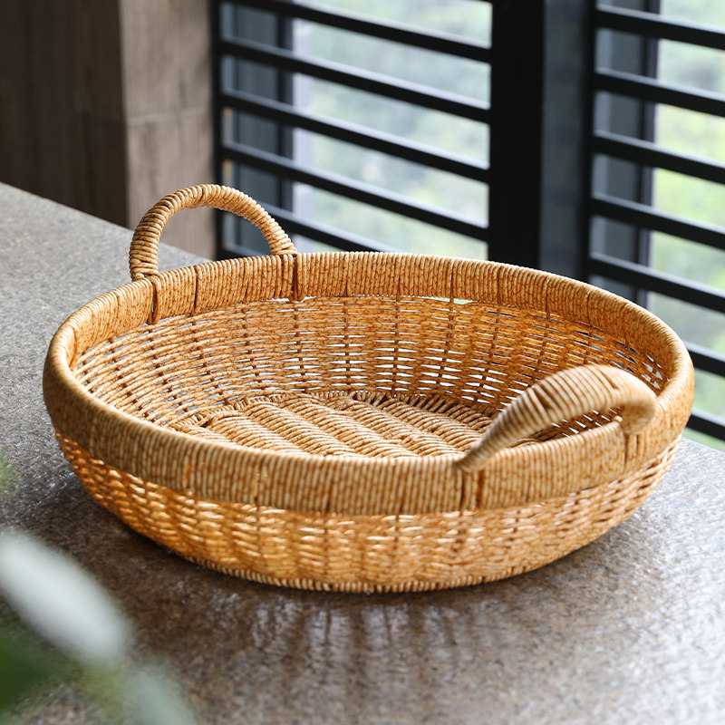 Kens家用果盘北欧风新年客厅零食筐塑料藤编厨房蔬菜鸡蛋收纳篮,餐饮具,果盆/果盘/果篮,淘宝优惠券,粉丝福利购,淘宝优惠卷