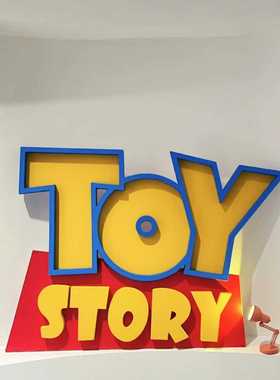 装饰招牌TOYSTORY 玩具总动员logo定制品亚克力板装饰小夜灯