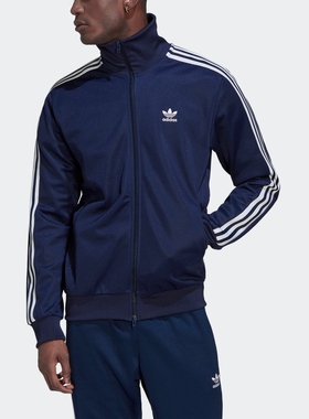 adidas阿迪达斯三叶草男装运动居家立领夹克外套H09112