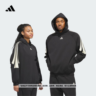 2026 Chapter 01篮球运动抓绒舒适连帽卫衣男女adidas阿迪达斯