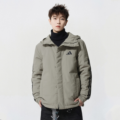 adidas阿迪达斯棉服男夹克冬季防风保暖棉衣运动休闲外套JY8305