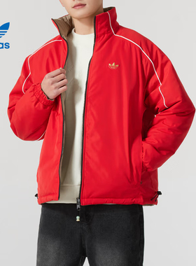 阿迪达斯官网三叶草春季男子运动休闲棉服外套KA0822