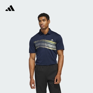 简约舒适高尔夫运动翻领短袖 adidas阿迪达斯官方 POLO衫 男春夏新款