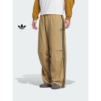 时尚百搭舒适宽松运动伞兵裤男装新款adidas阿迪达斯三叶草KC2638
