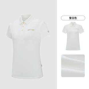 诺诗兰速干衣女士2025春夏新款 NTSFT2328S 吸湿透气户外运动POLO衫