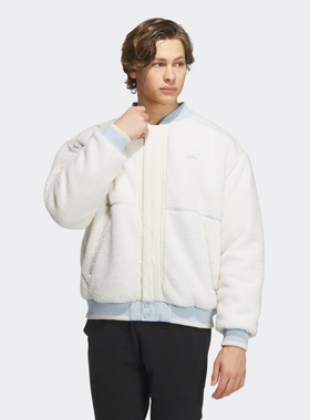 adidas阿迪达斯轻运动男装冬保暖加绒摇粒绒运动棉服IL8918