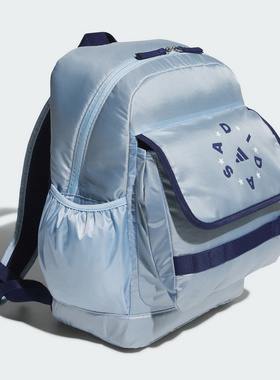 adidas阿迪达斯男女小童魔术贴书包2025春运动收纳双肩背包JL8434