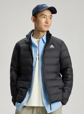 600蓬修身保暖鸭绒羽绒服男装秋冬adidas阿迪达斯KG3150 JN4342