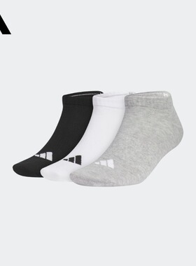 adidas阿迪达斯三双装运动健身袜子男女新款JC9266