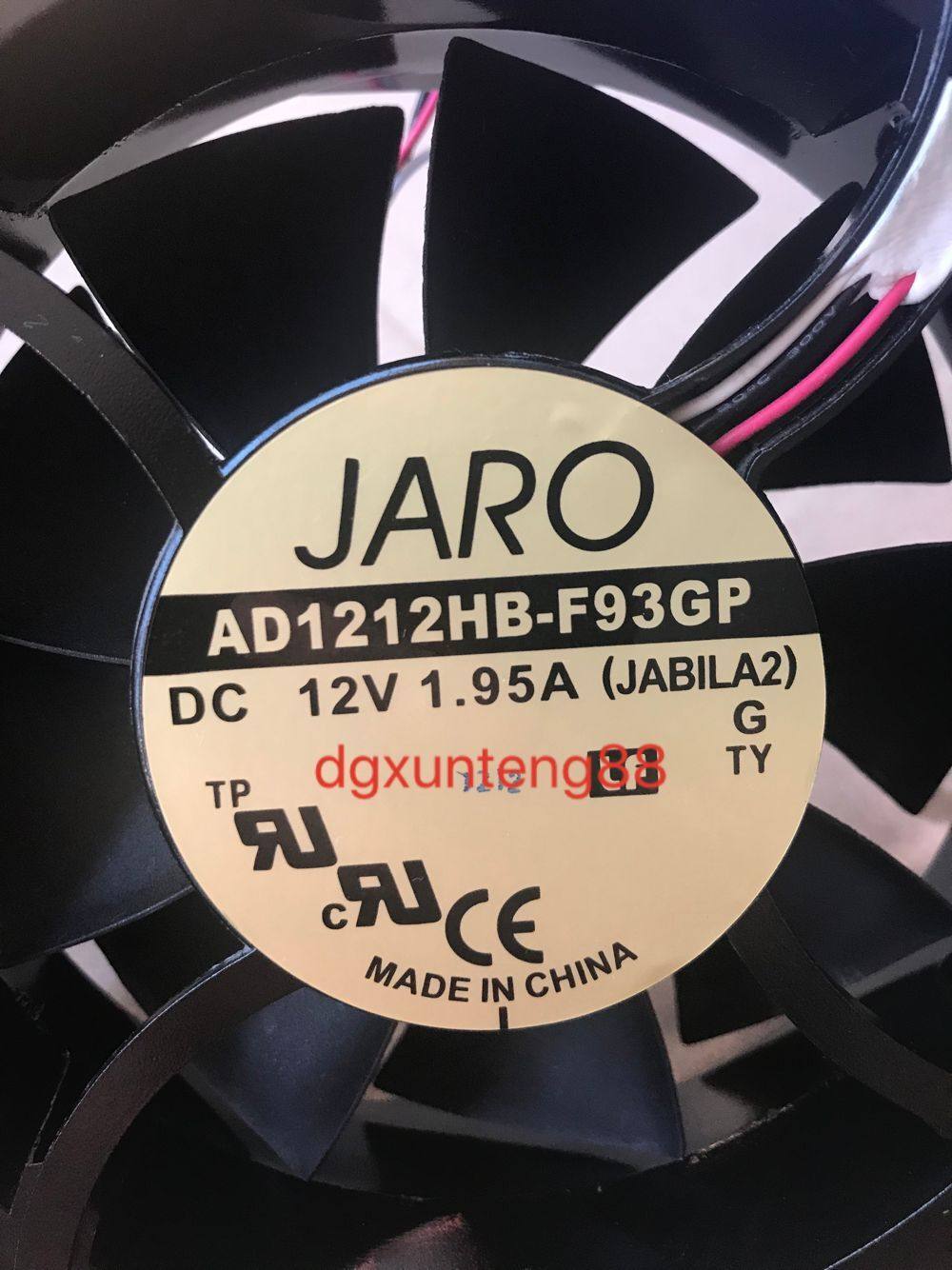 AD1212HB-F93GP原装Jaro 12V 1.95A  12038 12CM铝壳金属散热风扇