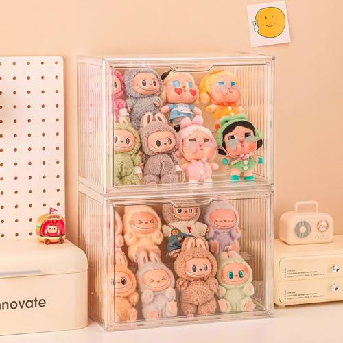小摆件公仔透明亚克力手办收纳盒