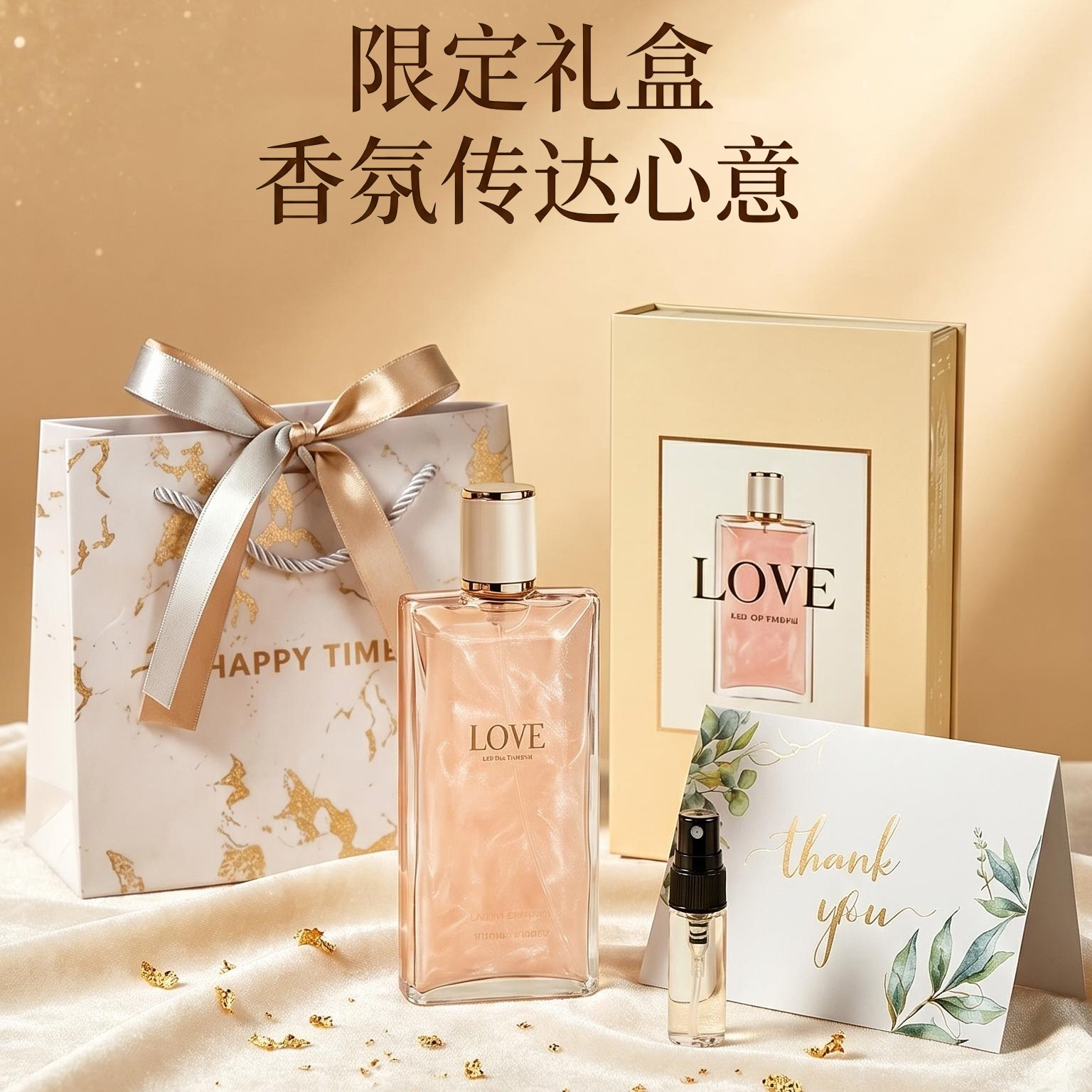 雪尔妮兰香水女士浪漫流沙玫瑰花香持久留香生日礼物送女友妈妈