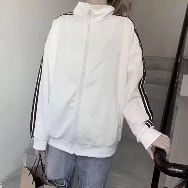 夹克学生黑色棒球服女宽松卫衣图片