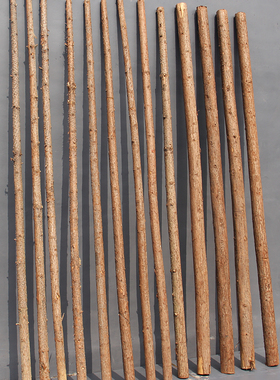 杉木原木树干围栏实木干树干造景装饰造型树原木树干架子树干木头