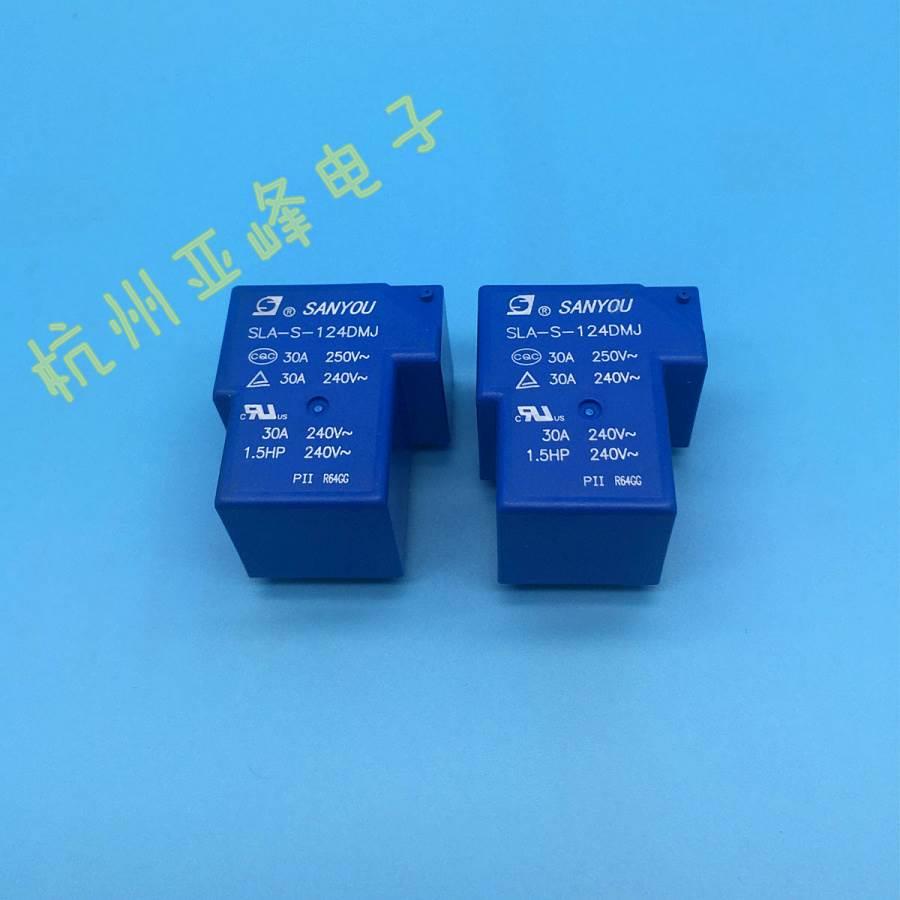 SLA-S-124DMJ三友继电器24VDC一组常开4脚30A250VAC T90