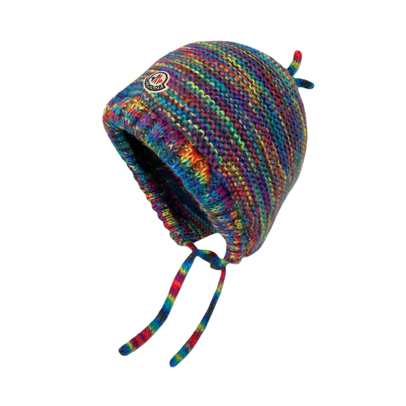 【官方直营】蒙口钢琴虹毛线帽子女秋冬民族风保暖防寒针织雷锋帽