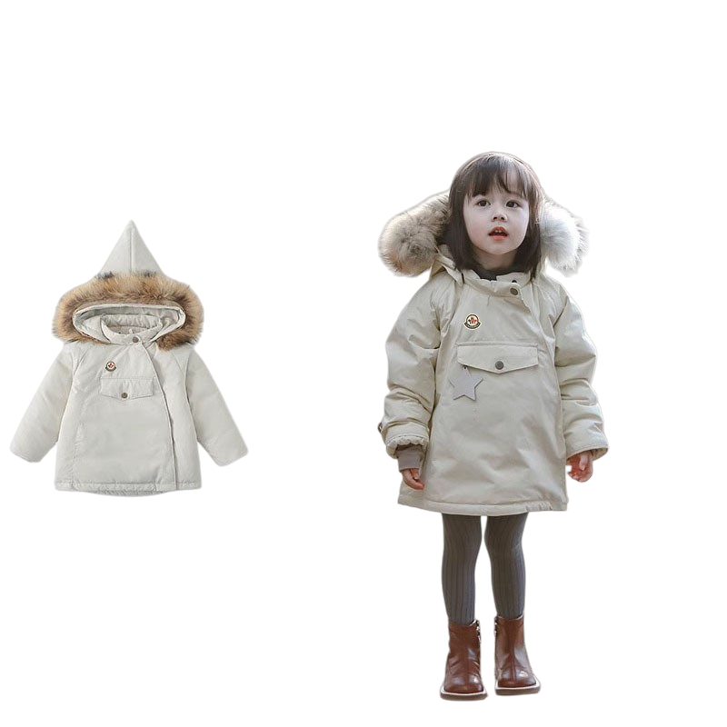 【官方直营】蒙口钢琴冬季童装精灵帽羽绒服加厚外套儿童女孩棉袄,童装/婴儿装/亲子装,羽绒服,淘宝优惠券,粉丝福利购,淘宝优惠卷