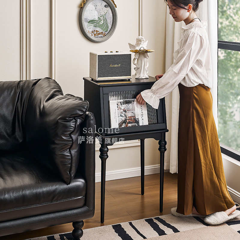 法式实木方几角几沙发边几边桌边柜美式客厅小茶几电视边柜高脚柜,住宅家具,角几/边几,淘宝优惠券,粉丝福利购,淘宝优惠卷