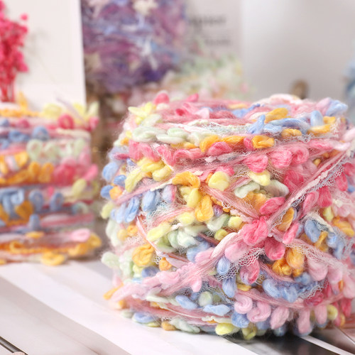 手混线渐变毛线球球线钩针