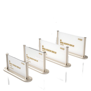 瑞普仿金属桌牌双面会议牌台卡台牌座位评委牌亚克力台签展示广告牌岗位牌职位名字牌嘉宾牌席位牌席卡桌号牌