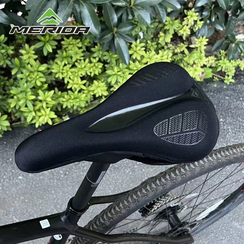 美利达通用坐垫套加厚记忆海绵硅胶超软车座套山地车鞍座套装备