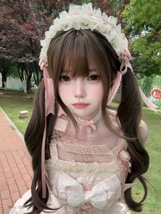 粉色蝴蝶结蕾丝颈带choker颈饰项圈颈链洛丽塔项链脖子配饰女爱心