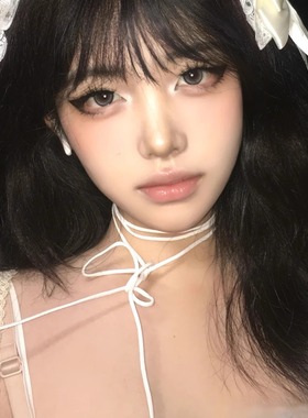 纯欲choker白色颈带细绳简约长款