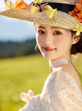 新娘复古白色蕾丝项链合集choker