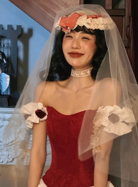 简约韩系纯欲风项链女白色颈带饰