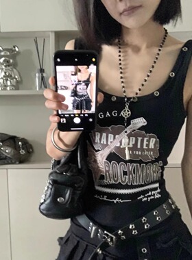 洛丽塔Lolita朋克哥特长款十字架