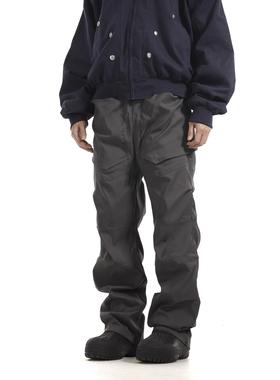 BTSG复古vibe立体裁片格雷系战术机能裤防风尼龙户外休闲冲锋裤潮