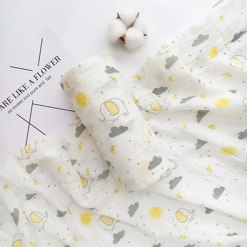 夏季超薄款新生双层盖毯纱布浴巾