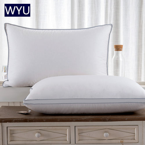五星级酒店鹅绒枕软枕单人仰睡