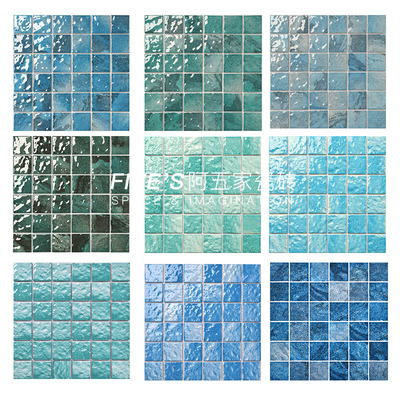 阿五家的砖泳池马赛克别墅民宿