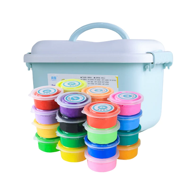 贝蒙 Ultra light clay, ceramics, safe plasticine, space mold, set, 50 gram, 100 gram, 24 colors