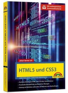 预订【德语】 Jetzt lerne ich HTML5 und CSS3:Perfekter Einstieg in HTML und CSS3 ohne V