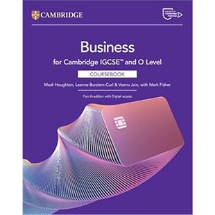 9781009813501 Digital IGCSE? and Access Business Level Years 现货Cambridge Coursebook with