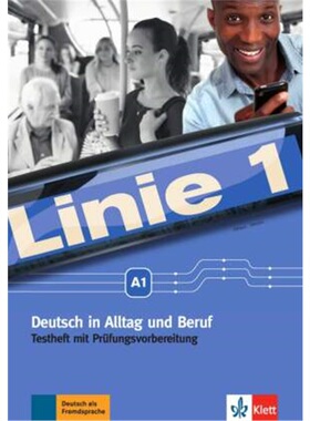 预订不退不换德语 Linie 1 - Testheft mit Prüfungsvorbereitung A1, m. Audio-CD[9783126070607]