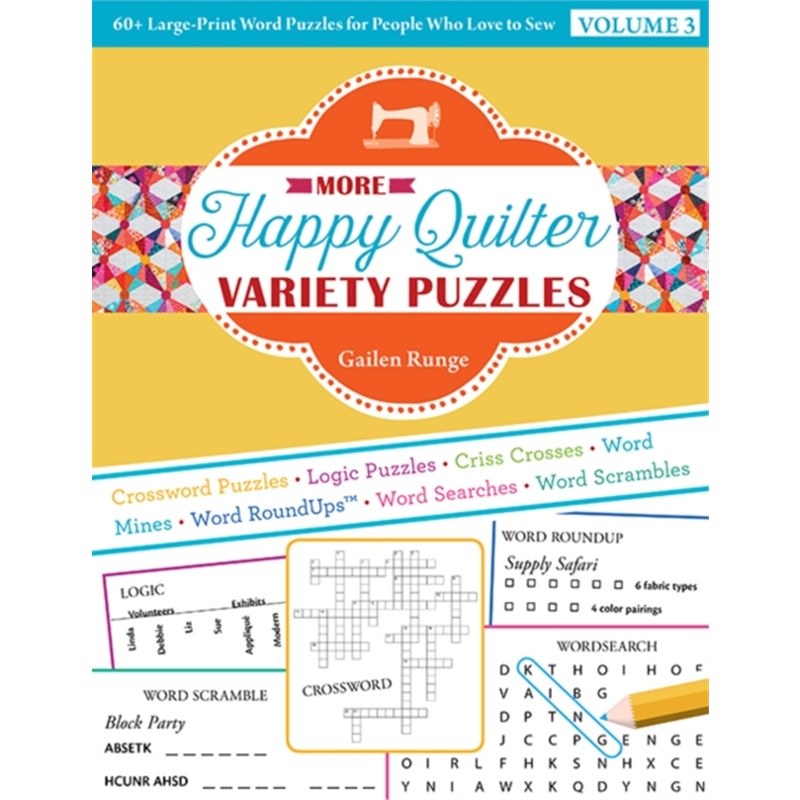 预订More Happy Quilter Variety Puzzlesolume 3[9781617459801]